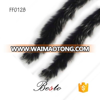 Wholesale new custom products Dog's tail shape black color real natural feather for decoration